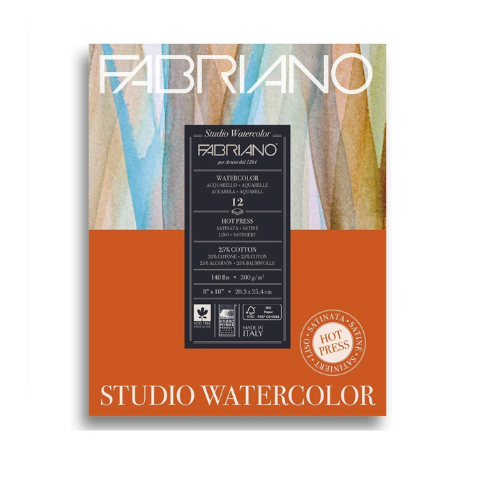 ������ ��� �������� Watercolour Studio 300�/�.�� 20,3x25,4�� ����� 12� ������� �� 1 ������� Fabriano