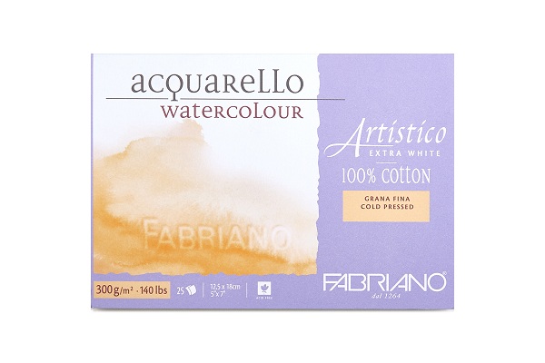���� ��� �������� Artistico Extra White 300�/�.�� 12,5x18�� ��� 25� ������� �� 4 �������� Fabriano