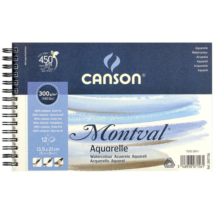 ������ ��� �������� Montval 300�/�.�� 13.5*21�� 12� ��� ������� �� �������� �������	Canson