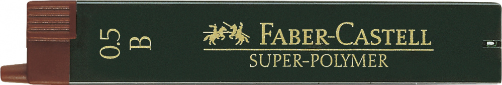 ������� ��� ������������ ���������� Faber-Castell "Super-Polymer", 12��., 0,5 �� B
