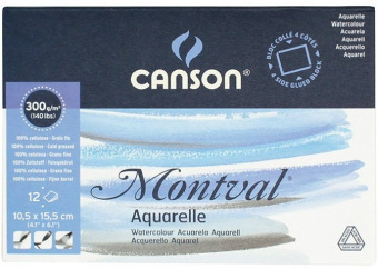 ���� ��� �������� Montval 300�/�.�� 10.5*15.5�� 12� ������� �� 4 ��������	Canson